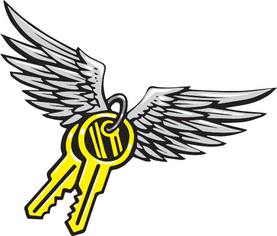 Habito keys with wings